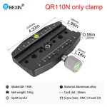 Bexin - rotule pour trépied série qr, adaptateur en alliage d'aluminium, pince d'attelle à dégagement ... Bexin - rotule pour trépied série qr, adaptateur en alliage d'aluminium, pince d'attelle à dégagement ...