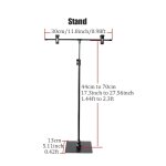 Bfollow - support d'arrière - plan en forme de t avec kit de toile de fond en pvc, accessoires de prise ... Bfollow - support d'arrière - plan en forme de t avec kit de toile de fond en pvc, accessoires de prise ...