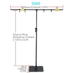Bfollow - support d'arrière - plan en forme de t avec kit de toile de fond en pvc, accessoires de prise ... Bfollow - support d'arrière - plan en forme de t avec kit de toile de fond en pvc, accessoires de prise ...