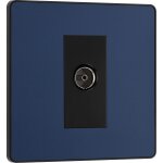 Bg electrical evolve raccord d'antenne coaxiale simple bleu mat