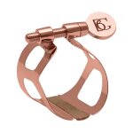 Bg l39 - ligature clarinette sib - tradition plaque or rose