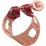 Bg ld9 - ligature clarinette sib / saxophone alto - duo plaque or rose