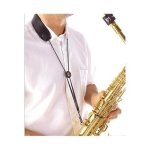Bg s20sh - sangle saxophone cuir, crochet a pompe
