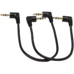 Bhhbb - lot de 2 cbles audio stro de 3, 5 mm  90 degrs mles vers mles pour tablette, home cinma, ...