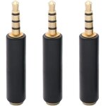 Bhhbb - adaptateur av cble vido camra 3, 5 mm vers rca av, cble mle 3, 5 mm vers fiche mle 3rca ...