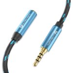 Bhhbb - audio cble d'extension - 5m jack 3. 5mm mle vers femelle [plaqu or] cble auxiliaire audio ...