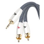 Bhhbb - câble cinch jack 3, 5 mm vers 2 rca mâle adaptateur haute qualité audiophile audio stéréo cable ... Bhhbb - câble cinch jack 3, 5 mm vers 2 rca mâle adaptateur haute qualité audiophile audio stéréo cable ...
