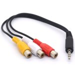 Bhhbb - cble de division de signal audio avec connecteur mle 3, 5 mm mini 1 / 8 vers rca, mini connecteur ...