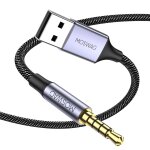 Bhhbb - cble usb  prise 3, 5 mm, usb 2. 0 mle  connecteur aux mle 3, 5 mm, compatible avec les casques ...