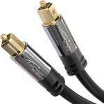 Bhhbb - u2013 3m cble audio numrique optique / cble toslink fibre optique pour home cinma, ps4, xbo ...