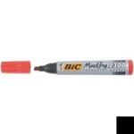 Bic marking 2300 - marqueur - permanent - rouge - encre � base d'alcool - 3. 1 - 5. 3 mm - paquet de ...