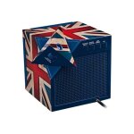 Bigben rr70 union jack - radio - r�veil - noir, blanc, bleu, fonc�, dessins / motifs