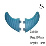 Bilong fcs - palmes jumelles multi - taille, produit de ddouanement, pour planche de surf, longboard, ...
