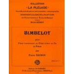 Bimbelot pour fl�te traversi�re ou fl�te a bec en fa et piano