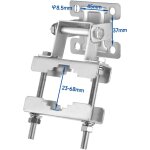 Bin support mural antenne fixation pince  mt antenne rglage de l'angle antirouille accessoires matriels ...