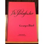 Bizet pcheurs perles / perlenfischer partition chant piano allemande choudens