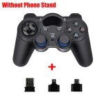 Bk - android wireless gamepad for android phone / pc / ps3 / tv box joystick 2. 4g usb joypad game controller ...