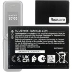 Bl - l4e batterie de rechange compatible avec 2660 flip ta - 1398 / 1420 / 1480 / 1492