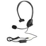 Black casque filaire avec microphone pour centre d'appels, couteur tlphonique, sauna, suppression ...