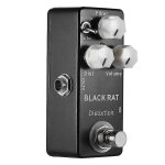 Black rat distortion mini guitar effect pedal guitar parts & accessories