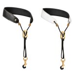 Blanc - sangle de cou pour saxophone en cuir, accessoire universel souple pour soprano tenor alto baryton, ...
