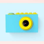 (bleu)appareil photo num�rique enfants, mini cam�ra avec carte tf / zoom num�rique 4x / 8mp / ecran lcd ...