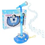 Bleu - micro enfant sur pied karaok enfants - avec lumire colore pour chanter fille garon cadeaux ...