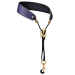Bleu - saxophone sangle d'épaule réglable saxophone bandoulière souple harnais Bleu - saxophone sangle d'épaule réglable saxophone bandoulière souple harnais