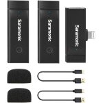 Blink go d2 wireless lavalier microphone for iphone ipad, dual - channel 2. 4ghz cordless lapel mic for ...