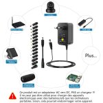 Bloc d'alimentation universel 3 v 4, 5 v 5 v 6 v 9 v 12 v ac / dc 1 a 2 a 2, 5 a 30 w adaptateur d'alimentatio ...