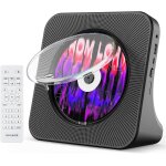Bluetooth lecteur cd radio pour voiture, lecteur cd pour enfants avec minuterie de mise en veille, housse ...