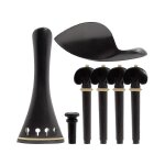 Bois violon chevilles mentonnire repose - menton extrmit goupilon tuner ensemble de cordons 4 / 4 ...