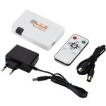 Boîte de convertisseur coaxial hdmi à rf avec télécommande Boîte de convertisseur coaxial hdmi à rf avec télécommande
