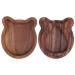 Bote de mdiator en bois de sapelli de bande dessine ours accessoires d'instrument de stockage etui ...