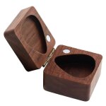 Bo�te de m�diator en noyer guitar pick etui de rangement organisateur pour basse ukul�l� instruments ...