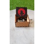 Boîte a musique en bois naruto - blue bird - personnalisable Boîte a musique en bois naruto - blue bird - personnalisable