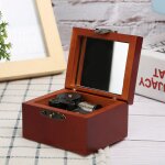 Boîte à musique de style vintage, boîte à musique en bois avec miroir, cadeau de saint - valentin, décoration ... Boîte à musique de style vintage, boîte à musique en bois avec miroir, cadeau de saint - valentin, décoration ...