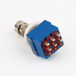 Bote a pdales a effets de guitare 3pdt, 9 broches, pdale avec interrupteur en mtal au pied, true ...