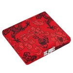 Bote de rangement en bois de couverture de tissu de soie de support de cas de roseau pour 6pcs anches ...