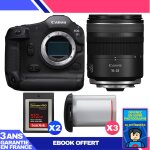 Boitier canon eos r1 + rf 16 - 28mm f / 2. 8 is stm + 2 sandisk 512gb extreme pro cfexpress type b + ...