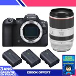 Boitier canon eos r6 mark ii + rf 70 - 200mm f / 2. 8 l is usm + 3 canon lp - e6nh + ebook 'devenez un ...