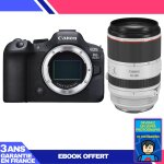 Boitier canon eos r6 mark ii + rf 70 - 200mm f / 2. 8 l is usm + ebook 'devenez un super photographe