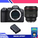 Boitier canon eos r6 mark ii + rf 85mm f / 1. 2 l usm + 1 canon lp - e6nh + ebook 'devenez un super photograph ...