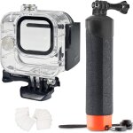 Botier tanche avec filtres de plonge compatible avec go pro hero11 black mini, monopode flottant pour ...