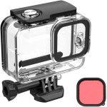 Bo�tier etanche pour gopro hero12 11 10 9 black, 60m bo�tier de protection pour la plong�e sous - marine ...
