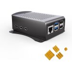 Boîtier en métal pour raspberry pi 5 - en aluminium - avec dissipateur thermique - montage mural - compatible ... Boîtier en métal pour raspberry pi 5 - en aluminium - avec dissipateur thermique - montage mural - compatible ...