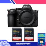 Boitier nikon z5 ii + 2 sandisk 128gb extreme pro uhs - ii sdxc + ebook 'devenez un super photographe ...