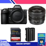 Boitier nikon z5 ii + 24 - 50mm f / 4 - 6. 3 + 1 sandisk 256gb extreme pro uhs - ii sdxc + nikon en - ...