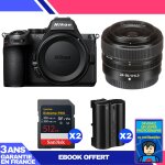 Boitier nikon z5 ii + 24 - 50mm f / 4 - 6. 3 + 2 sandisk 512gb extreme pro uhs - ii sdxc + 2 nikon en ...
