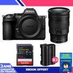 Boitier nikon z5 ii + 24 - 70mm f / 2. 8 s + 1 sandisk 64gb extreme pro uhs - ii sdxc + 3 nikon en - ...